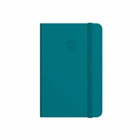 Cuaderno con gomilla antartik notes tapa dura a4 hojas lisas verde aguamarina 100 hojas 80 gr fsc