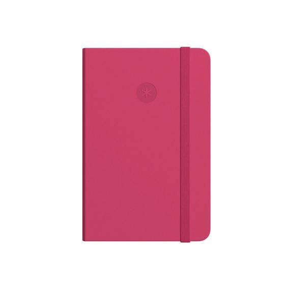 Cuaderno con gomilla antartik notes tapa dura a4 hojas lisas burdeos 100 hojas 80 gr fsc