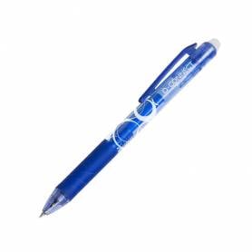 Boligrafo q-connect retractil borrable 0,7 mm color azul