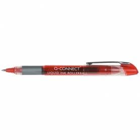 Rotulador q-connect roller ball rojo 0,5 mm