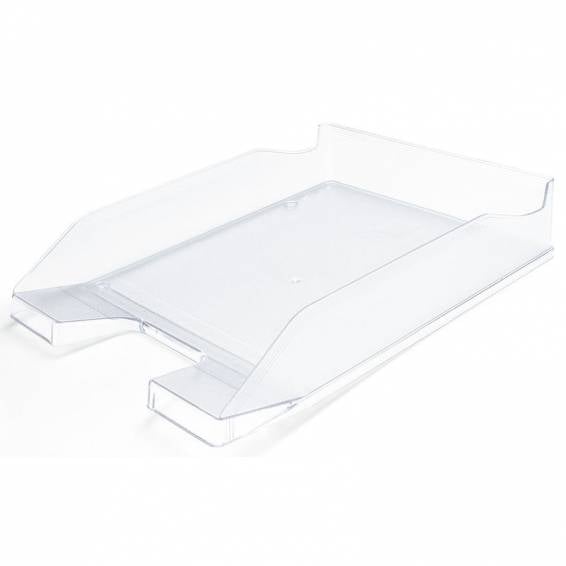 Bandeja sobremesa plastico q-connect transparente 240x70x340 mm