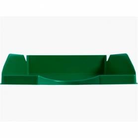 Bandeja sobremesa plastico q-connect verde opaco 240x70x340 mm