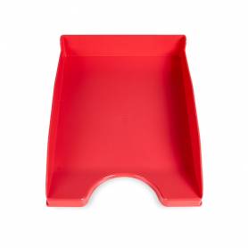 Bandeja sobremesa plastico q-connect rojo opaco 240x70x340 mm