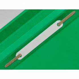 Carpeta dossier fastener plastico q-connect din a4 verde