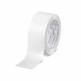 Cinta adhesiva q-connect polipropileno blanca 66 mt x 75 mm para embalaje