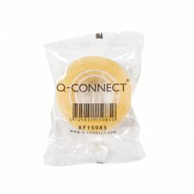 Cinta adhesiva q-connect transparente 33 mt x 19 mm encelofanada