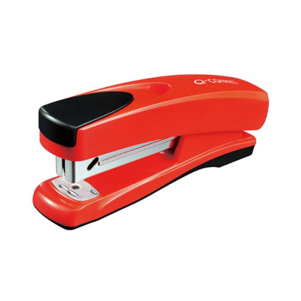 Grapadora q-connect kf02150 metalica roja capacidad 20 hojas