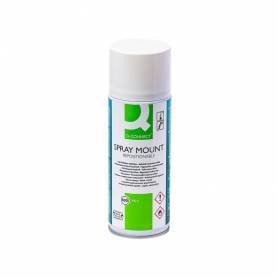 Pegamento q-connect spray quick mount adhesivo reposicionable bote de 400 ml