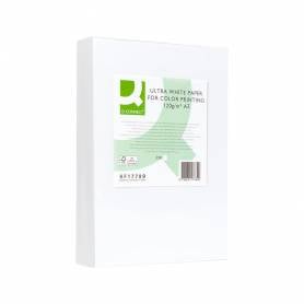 Papel fotocopiadora q-connect ultra white din a3 120 gramos paquete de 250 hojas