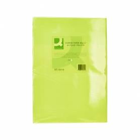 Papel color q-connect din a3 80gr verde neon paquete de 500 hojas