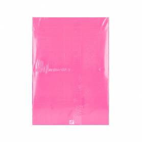 Papel color q-connect din a3 80gr rosa intenso paquete de 500 hojas