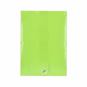 Papel color q-connect din a4 80gr verde neon paquete de 500 hojas