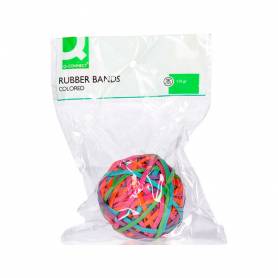 Gomillas elasticas colores q-connect bola de 115 gr