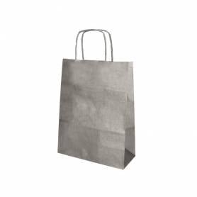 Bolsa kraft q-connect plata asa retorcida 270x120x360 mm