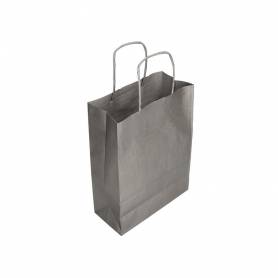 Bolsa kraft q-connect plata asa retorcida 270x120x360 mm