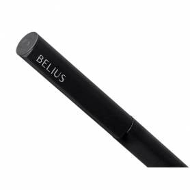 Boligrafo belius rocket b aluminio color minimalista negro tinta azul caja cilindrica