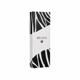 Roller belius dualita cuerpo blanco color negro tinta negra caja de diseño