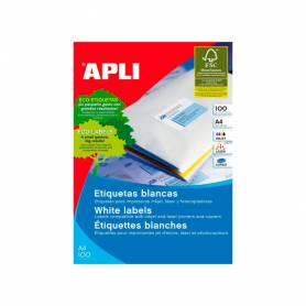 Etiqueta adhesiva apli 1275 tamaño 105x40 mm -fotocopiadora -laser -ink-jet-caja con 1400 etiquetas