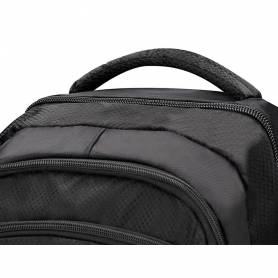 Mochila para portatil q-connect 18/ negra 1 asa 1 bolsillo exterior medidas 330x470x180 mm