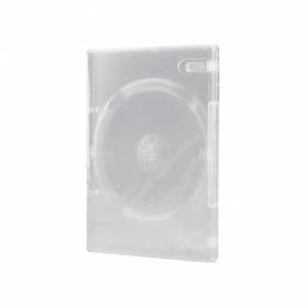 Caja dvd q-connect transparente pack de 5 unidades