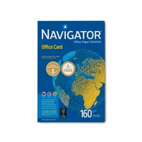 Papel fotocopiadora navigator din a4 160 gramos papel multiuso ink-jet y laser paquete de 250 hojas