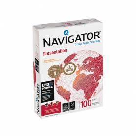 Papel fotocopiadora navigator din a4 100 gramos papel multiuso ink-jet y laser paquete de 500 hojas