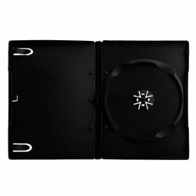 Caja dvd q-connect -con interior negro -pack de 5 unidades