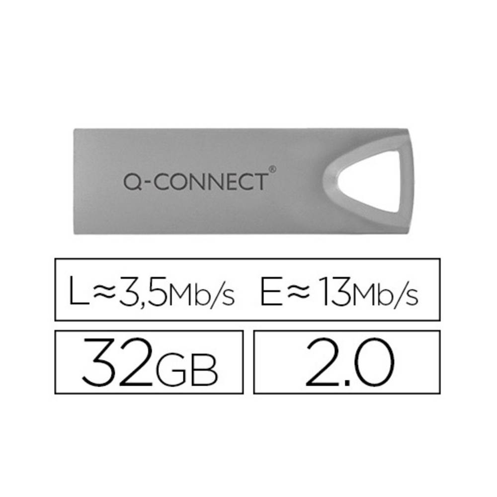 Memoria usb q-connect flash premium 32 gb 2.0