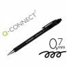 Boligrafo q-connect retractil con grip 0,7 mm color negro - KF00672