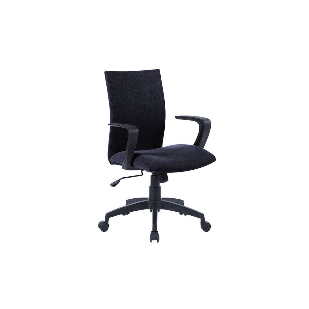 Silla giratoria q-connect base nylon regulable en altura 895+110mm alto 580mm ancho 550mm profundidad negro