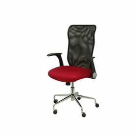 Silla de direccion pyc respaldo alto regulable en altura rojo alto 1010+70 mm ancho 610 mm prof 550 mm