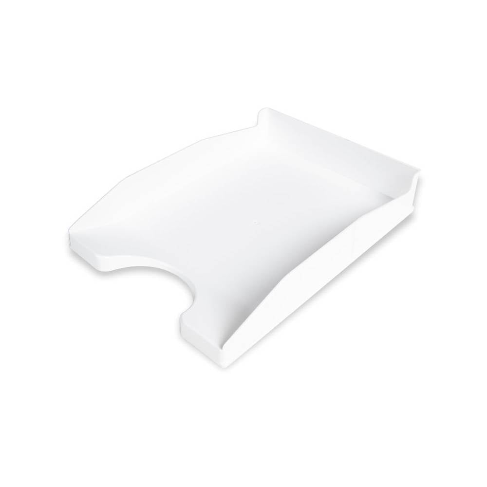 Bandeja sobremesa plastico q-connect blanco opaco 240x70x340 mm