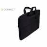 Funda para portatil q-connect 15,6/ con asas retractiles cremallera 3 bolsillos exteriores negro - KF17241