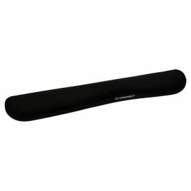 Reposamuñecas q-connect memory foam para teclado color negro 460x85x25 mm