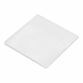 Bloc de notas adhesivas quita y pon q-connect 76x76 mm removible plastico translucido blanco 50 hojas