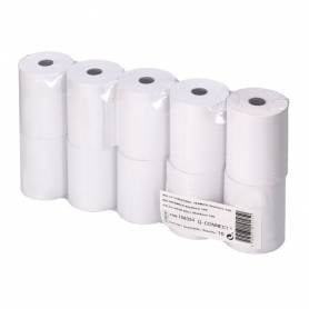 Rollo sumadora termico q-connect 80 mm ancho x 60 mm diametro sin bisfenol a papel de 70 g/m2