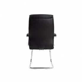 Silla q-connect escritorio mod ena simil piel base metalica alt max 1050 anc 630 prof 650 color negro