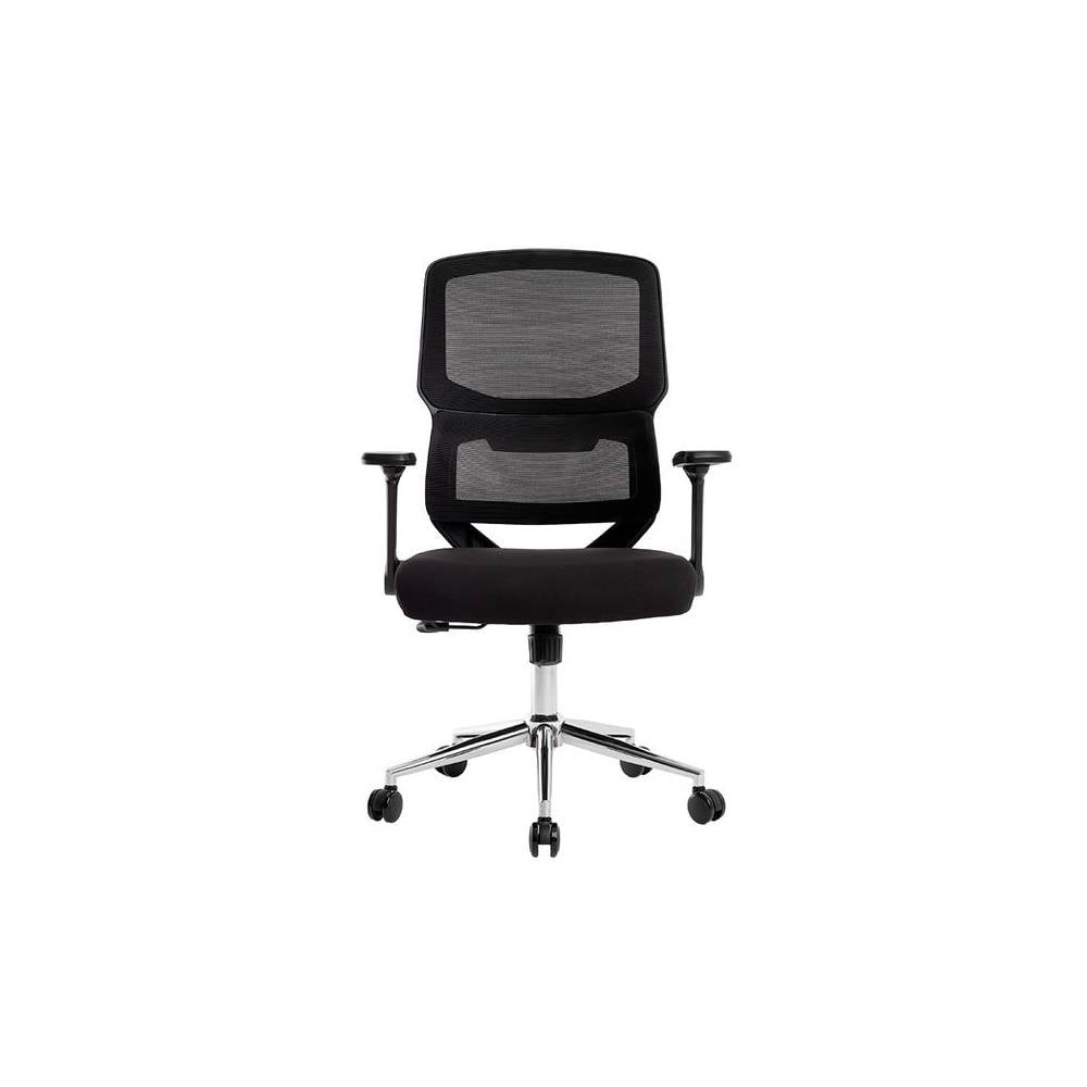 Silla q-connect oficina lucca malla base metalica alt max 1090 anc 700 prof 650 ruedas premium color negro