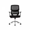 Silla q-connect oficina lucca malla base metalica alt max 1090 anc 700 prof 650 ruedas premium color negro - KF04637