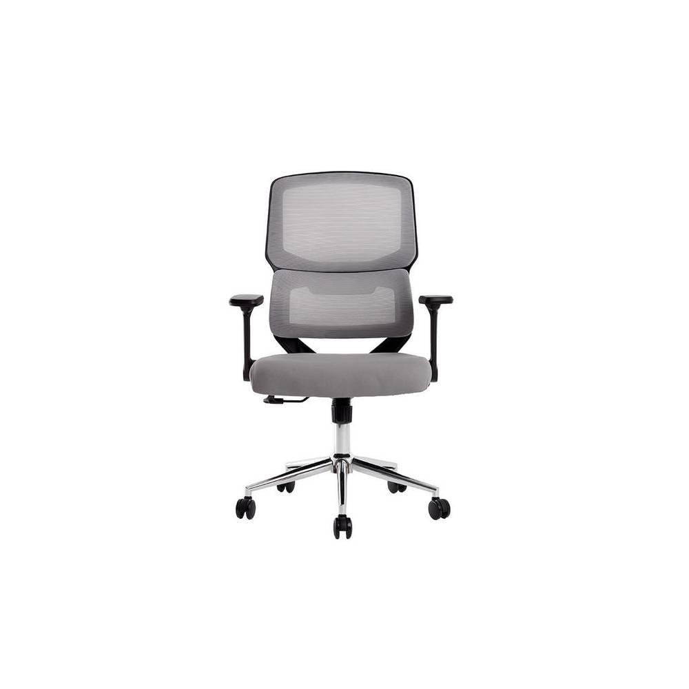 Silla q-connect oficina lucca malla base metalica alt max 1090 anc 700 prof 650 ruedas premium color negro gris