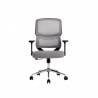 Silla q-connect oficina lucca malla base metalica alt max 1090 anc 700 prof 650 ruedas premium color negro gris - KF04638