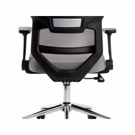 Silla q-connect oficina lucca malla base metalica alt max 1090 anc 700 prof 650 ruedas premium color negro gris