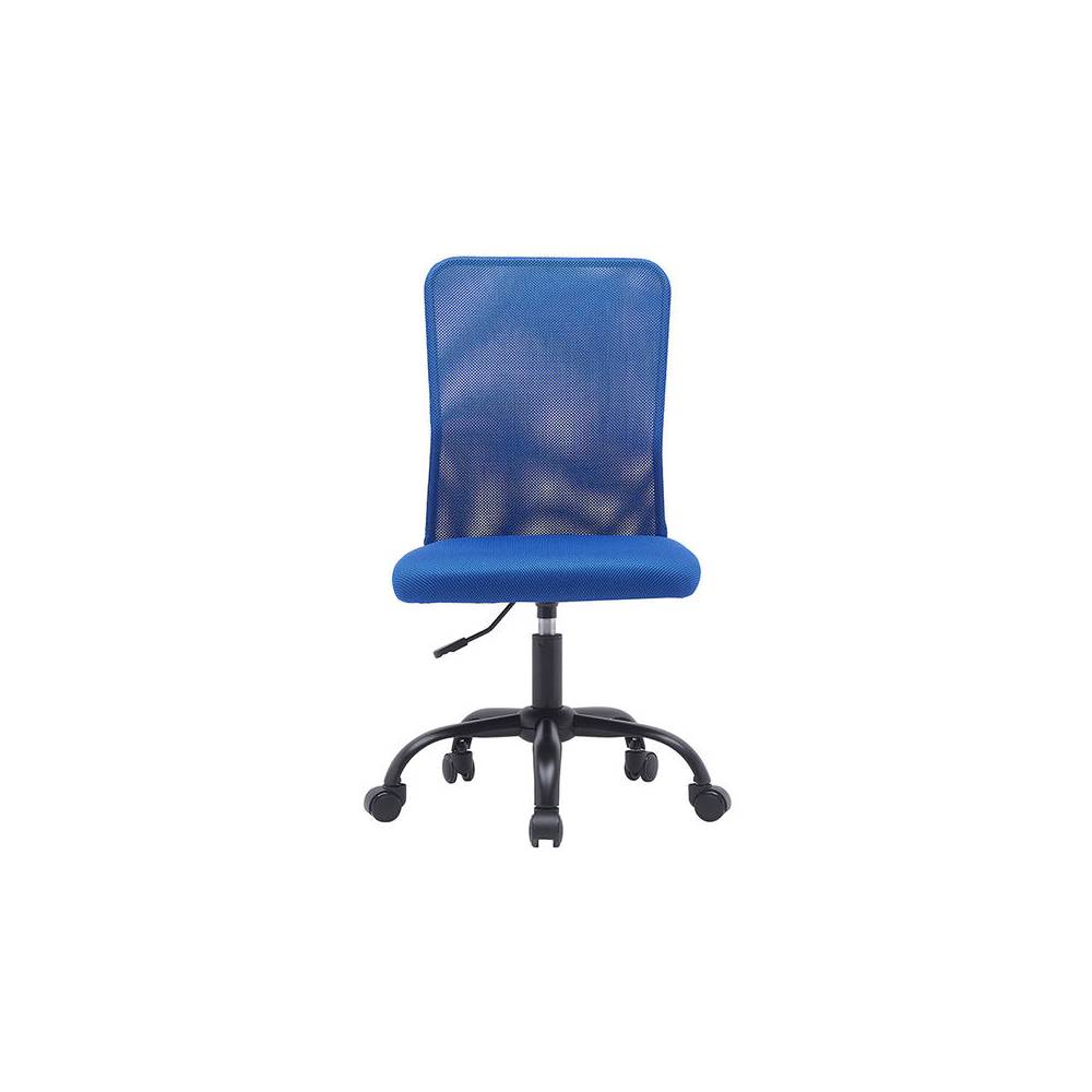 Silla q-connect oficina parma malla sin reposabrazos alt max 990 anc 480 prof 590 color azul