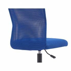 Silla q-connect oficina parma malla sin reposabrazos alt max 990 anc 480 prof 590 color azul