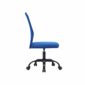 Silla q-connect oficina parma malla sin reposabrazos alt max 990 anc 480 prof 590 color azul