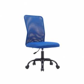 Silla q-connect oficina parma malla sin reposabrazos alt max 990 anc 480 prof 590 color azul