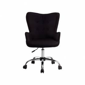 Silla q-connect escritorio mes sina base metalica alt max 960 anc 570 prof 620 ruedas premium color negro