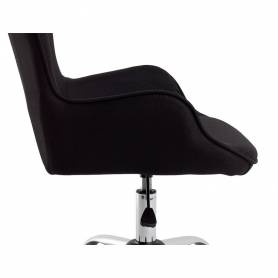 Silla q-connect escritorio mes sina base metalica alt max 960 anc 570 prof 620 ruedas premium color negro