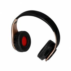 Auricular q-connect bluetooth diadema ajustable color negro