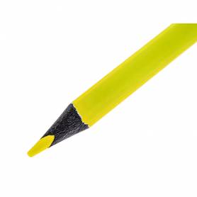 Lapices fluorescente liderpapel jumbo neon amarillo